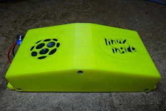 linux campanello di lampone a+ la vostra casa altoparlante il suono wifi 3d print model - Mito3D
