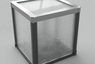 lithophane caixa de opções sua casa a enlcosure luz diodo emissor render chá vela imagem 3d print model - Mito3D