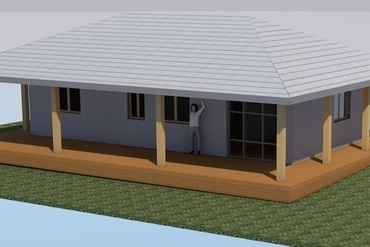 kleines Haus wallis&futuna Kunst maison architecte Architekt eric agro archisud 3D print model - Mito3D