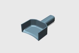 little scoop other shovel 3d print model - Mito3D