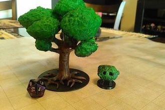 las plantas vivas miniaturas árbol treant ent arbusto dungeons dragons & no molestar tablero de la mesa los juegos azar rpg 3d print model - Mito3D