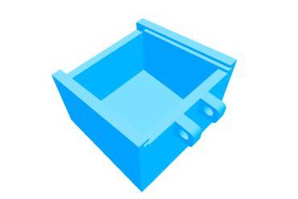 lockable community note drop box other notes 3d print model - Mito3D
