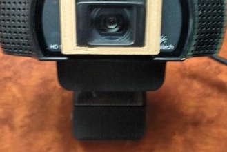 logitech c920 lens holder other hubble fix 3d print model - Mito3D