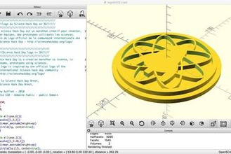 logo du scienza hack giorno concorso hackathon 3d print model - Mito3D