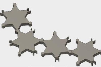 lone star chain links contest ultimakerdesignengine designenginechallenge-week2 3d print model - Mito3D