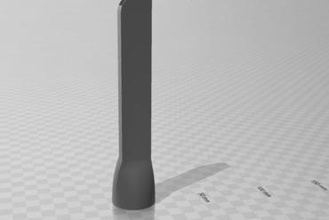 long neck vacuum attachment Gadget 3d print model - Mito3D