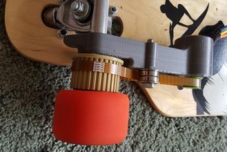 longboard-Elektro - Spielzeug skateboard loangboard motorisierte 3d print model - Mito3D