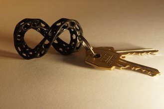 boucle porte-clés bijoux 3d print model - Mito3D