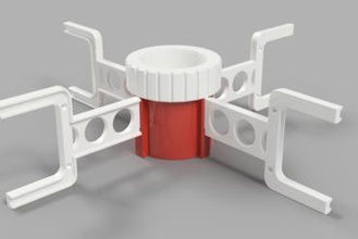 loose filament holder v3 3d printer parts enhancements ultimaker 2 spool 3d print model - Mito3D
