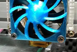 lose v3 e3d fan cover 3d printer parts enhancements 3d print model - Mito3D