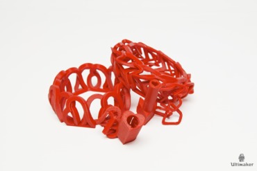 el amor pulseras la joyería pulsera de cadena día san valentín muchacho niña 3D print model - Mito3D