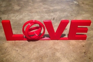 el amor de cardán su casa día san valentín 3D print model - Mito3D