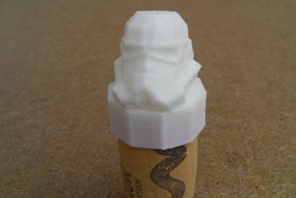 düşük poli stormtrooper cork dostum oyuncaklar starwars corkpal 3d print model - Mito3D