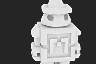 düşük poli xmas makey sanat makey-bot olun lowpoly poly 3d print model - Mito3D