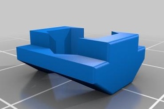 m4 kılavuz v slot Demiryolu eklemek Yapımcı Kendin Yap yarıklı fındık yuva 3d print model - Mito3D
