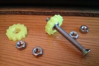 m4 thumbwheel 3d printer parts enhancements 3d print model - Mito3D