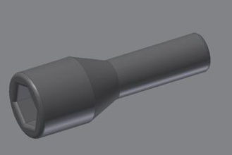 m6 - drill bitt other tool bolt nuts 3d print model - Mito3D