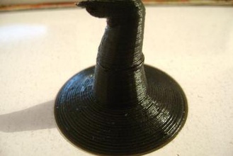mage hat a arte merlin chapéu mago 3d print model - Mito3D