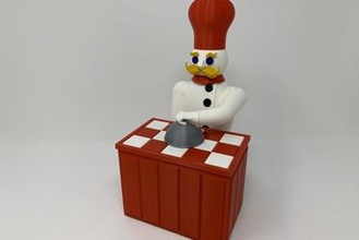 magic chef impreso en 3d autómatas los juguetes autodesk fusion 360 ultimaker 3d print model - Mito3D