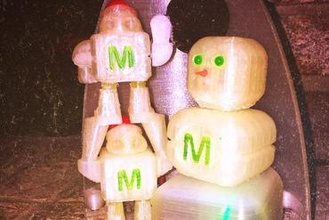 Magie hat contest makingmerry Weihnachten Baum-ornament makey macht fröhlich 3d print model - Mito3D