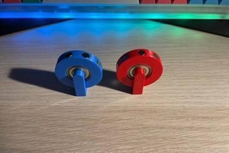magnético circulo agitarse juguetes juguete escritorio imán 3d print model - Mito3D