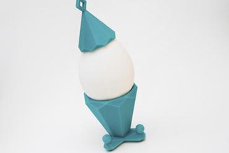 faça 8 - ovo copa do elfo sua casa ornamento natal inverno faberdashery 25 dias de decisão taça elf 3d print model - Mito3D
