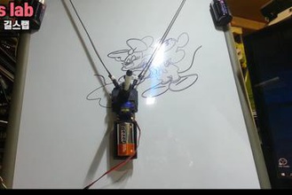 stellen Sie die vertikale Zeichnung Roboter maker diy hängen plotter Wand-plotter v-plotter 3d print model - Mito3D