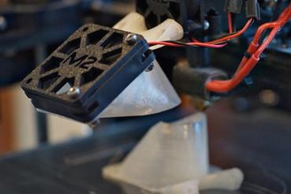 makergear m2 ducted fan mount 3d printer parts enhancements 3d print model - Mito3D