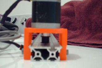 makerslide motor mount 3d printer parts enhancements razor case travel disposable maker slide 3d print model - Mito3D