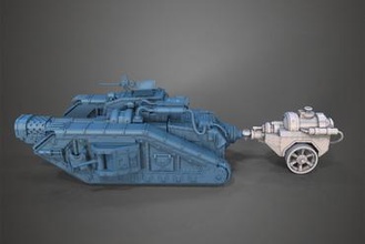 malcador infernus trailer miniaturen Maschinen tank tanks Kriegsführung warhammer warhammer40k 40000 40k Waffe 3d print model - Mito3D