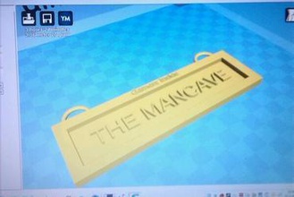 mancave sign your home barnacules nerdgasm 3d print model - Mito3D