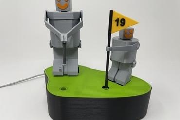 marbre golf animatronique autodesk fusion 360 ultimaker 3d print model - Mito3D