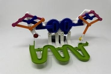 marblevator grippers Gadget marble machine run rhombus autodesk fusion 360 ultimaker 3d print model - Mito3D