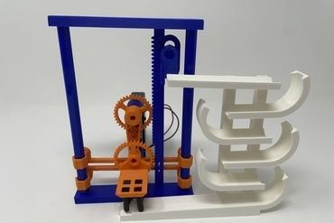 marblevator pick place version 4 Gadget marble machine run autodesk fusion 360 ultimaker 3d print model - Mito3D