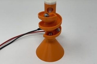 marblevator spirali gadget marmo machin autodesk fusione 360 ultimaker 3d print model - Mito3D