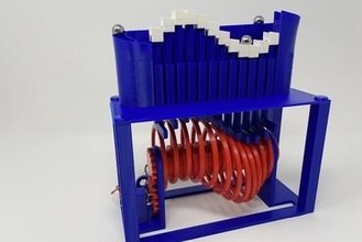 marblevator wave Gadget marble machine 3d print printed printing autodesk fusion 360 3d print model - Mito3D