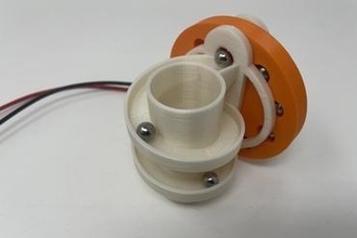 marblevator wheel spirals Gadget marble machine autodesk fusion 360 3d print model - Mito3D