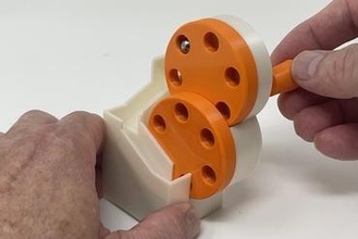 marblevator ruote verticale gadget marmo macchina autodesk fusione 360 ultimaker 3d print model - Mito3D