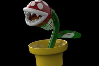 mario piranha plant oyuncaklar 3d print model - Mito3D