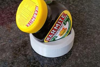 marmite jar titular sua casa o pequeno-almoço brinde 3d print model - Mito3D