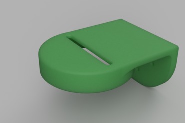mason donation jar wall mount maker diy money lid 3D print model - Mito3D