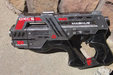 efecto de masa carnifex pistola los juguetes cañon mano 3D print model - Mito3D