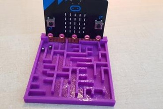 laberinto de microbit fabricante bricolaje microbit101 3d print model - Mito3D