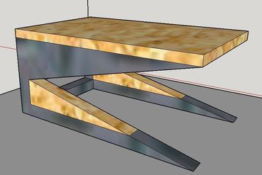 mesa baja su casa de mueble decoraci n hogar art madera 3D print model - Mito3D