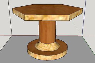 mesa terraza Ihre home 3d print model - Mito3D