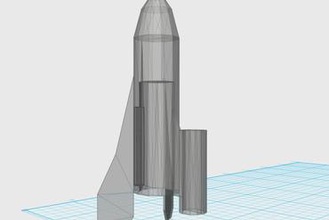 micro rocket other model 3d print model - Mito3D