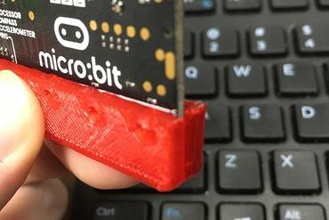 microbit neckbolts fabricante de bricolaje la bbc sbc microcontrolador 3d print model - Mito3D