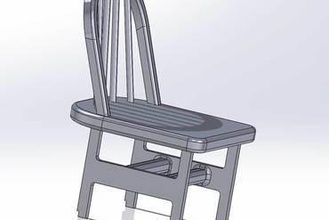 microchair - Spielzeug Stuhl 3d print model - Mito3D