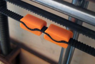 microwave 3d printer parts enhancements ultimaker belt tensioner small wave micro 3d print model - Mito3D