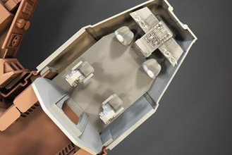millenium falcon 3d printer parts enhancements star wars han solo space ship 3d print model - Mito3D